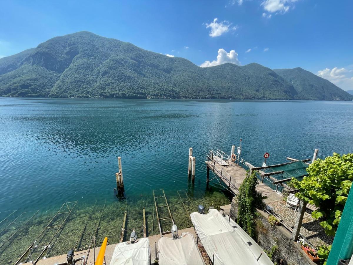 Lugano Lake, Nido Del Cigno Oria  Buitenkant foto