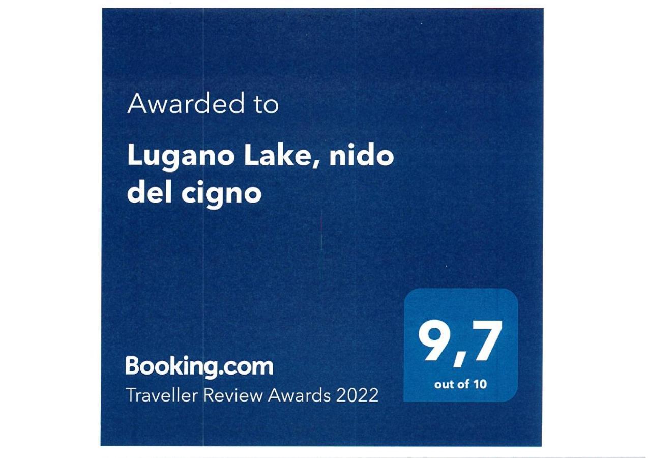 Lugano Lake, Nido Del Cigno Oria  Buitenkant foto